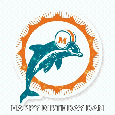 Dolphin Wearing Helmet With Letter M GIF