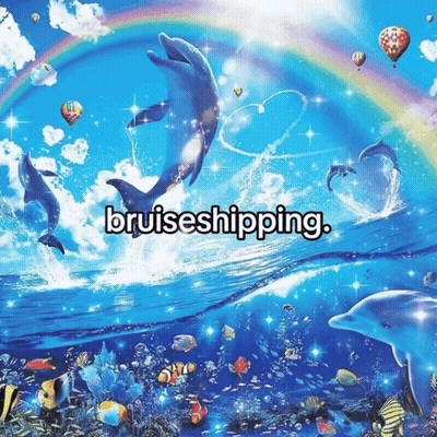 Dolphins And Fish Bruiseshipping GIF