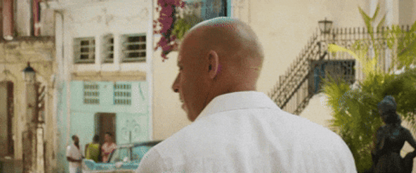 Dom Toretto Turn Around GIF