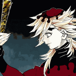 Doma Opens His Fan GIF