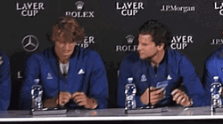 Dominic Thiem And Zverev Hilarious Laugh GIF