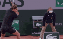 Dominic Thiem Backhand Smash GIF