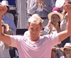 Dominic Thiem Waving And Clapping GIF