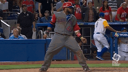 Dominican Baseballer Carlos Santana Pumped GIF