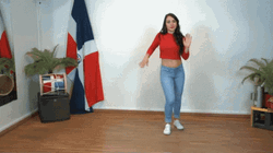 Dominican Girl Dancing Bachata GIF