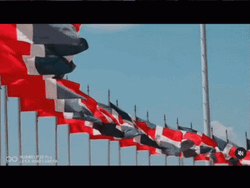 Dominican Republic Flags Waving GIF