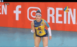 Dominican Women's Volleyball Brenda Castillo GIF