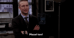 Dominick Carisi Arm Cross Mazel Tov GIF