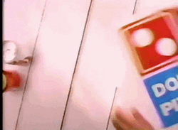 Dominos Pizza 90S Vintage Commercial GIF