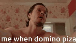 Dominos Pizza Wall Punch Mark Wahlberg GIF