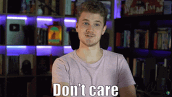 Don't Care I Simp GIF