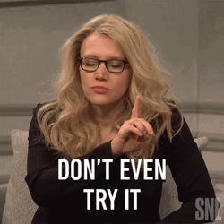 Don't Do It Kat McKinnon GIF