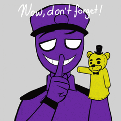 Don't Forget To Have Fun Purple Guy GIF