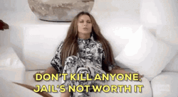 Don't Kill Anyone We're Not Worthy In Jail GIF