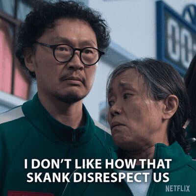 Don't Like Skank Disrespect Us Park Yong-Sik GIF