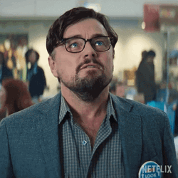 Don't Look Up Dr. Randall Screaming GIF