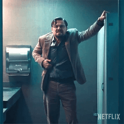 Don't Look Up Leonardo DiCaprio Anxiety Breathing GIF