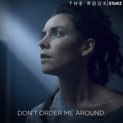 Don't Order Me Around Stubborn GIF