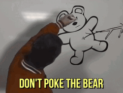 Don't Poke The Bear Doug Maclean GIF