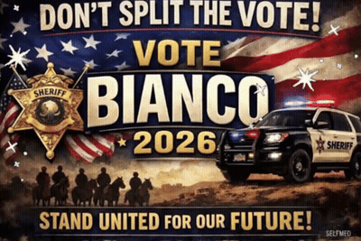 Don't Split The Vote Vote Bianco 2026 Stand United For Our Future GIF