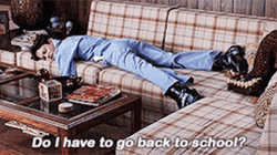 Don't Want Go Back To School GIF