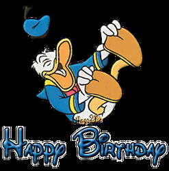 Donald Duck Disney Happy Birthday Lol Laughing
