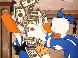 Donald Duck Disney Take My Money Snob GIF
