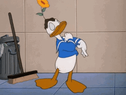 Donald Duck Fix Ribbon Tie And Bow GIF