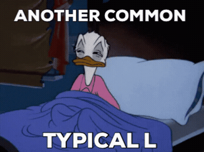 Donald Duck In Bed Another Common Typical GIF