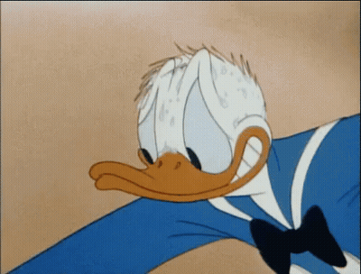 Donald Duck In Bow Tie And Blue Shirt GIF