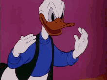 Donald Duck Rubbing Hands Together GIF