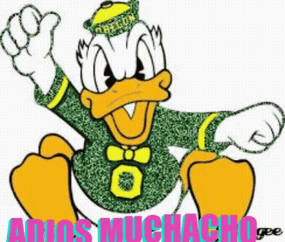 Donald Duck Saying Adios Muchacho GIF