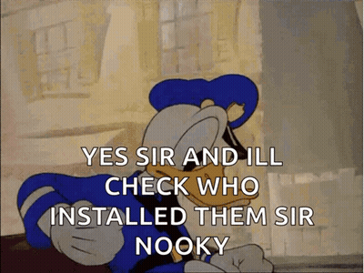 Donald Duck Saying Yes Sir GIF