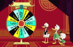 Donald Duck Spinning Wheel GIF