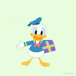 Donald Duck Surprise Disney Happy Birthday GIF