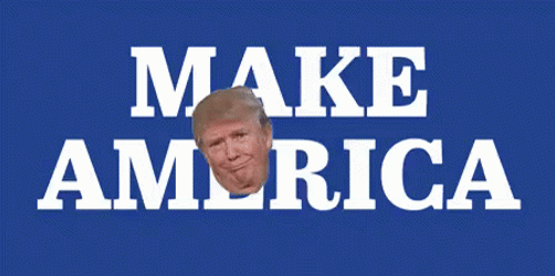 Donald Head Maga GIF