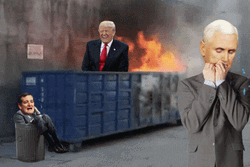 Donald Trump 2016 Election On Fire  GIF