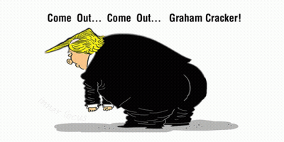 Donald Trump And Graham Cracker Enough Is Enough Already GIF