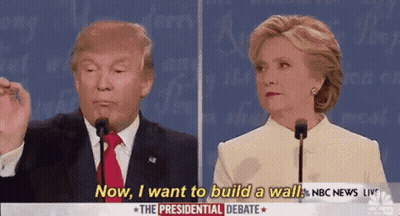 Donald Trump And Hillary Clinton Presidential Debate NBC News GIF
