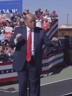 Donald Trump Dance Holy Crap Donald Trump GIF