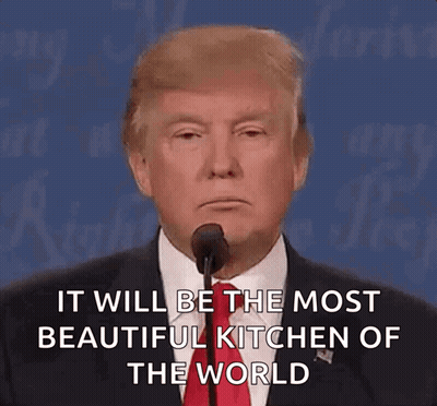 Donald Trump Debate Most Beautiful Kitchen Of The World GIF