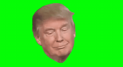 Donald Trump Face On Green Screen GIF