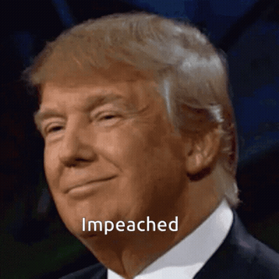 Donald Trump Face With Impeached GIF