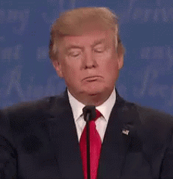 Donald Trump Fixing Microphone Debate GIF