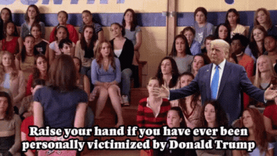 Donald Trump Giving Speech In Front Of Crowd GIF