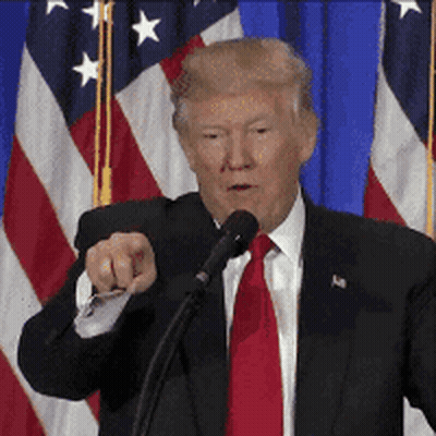 Donald Trump Giving Speech GIF