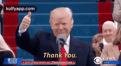 Donald Trump Giving Thumbs Up GIF
