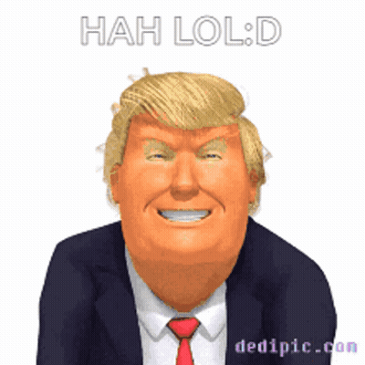 Donald Trump Hah Lol : D GIF