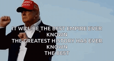 Donald Trump In MAGA Hat Raising Fist GIF