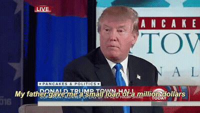 Donald Trump Is On Fox News Talking About His Father GIF